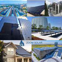 Panneaux solaires photovoltaïques en verre pour murs-rideaux CdTe BIPV à haute transmission lumineuse