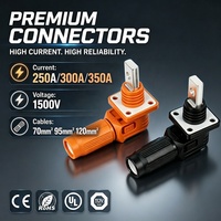 Connecteur haute tension 250A-350A, connecteur de stockage d'énergie 1500V, prise et prise de borne de batterie pour armoire solaire ESS & BESS