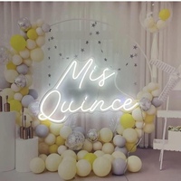 Enseigne néon LED personnalisée en acrylique « Happy Ever After » à fixer au mur pour la décoration de fond de mariage, de fête ou d'événement