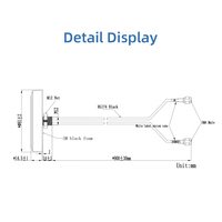 Antena Externa 2 en 1 4G LTE WiFi Combo YEMA004AA con Montaje de Tornillo Macho, IP66 Impermeable, Omnidireccional para Router, Gateway, IoT