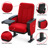 Vente en gros Offre Spéciale théâtre université auditorium chaise avec bloc-notes salle de conférence chaises auditorium sièges de Chine