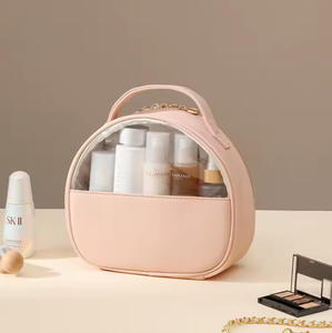 Bolsas de gran venta, nueva bolsa de cosméticos transparente, bolsa de almacenamiento para el cuidado de la piel, bolso de Pu de alta calidad - Product Image 4