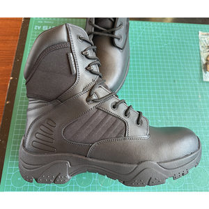 Botas Tácticas de Desierto de Gamuza para Camping TSB10, Botas Tácticas de Campo de Media Caña con Cordones, Impermeables, para Todas las Estaciones, Zapatos para Hombre, MOQ500 - Product Image 5