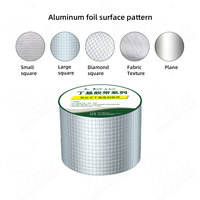 Pegamento de Sellado Impermeable Superfuerte para Reparación de Techos, Lámina de Aluminio Autoadhesiva Reflectante de una Sola Cara