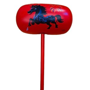 Globo Inflable de Juguete con Forma de Caballo, Año del Caballo 2026, Plástico Rojo, para Cumpleaños, Campamentos, Festivales, Juegos en Interiores y Exteriores - Product Image 2
