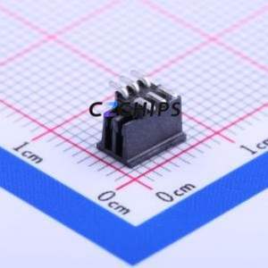 20021121-00006C4LF Pin Header SMD,P=1.27mm Connector ( Pin Structure: 2x3P )( Pitch: 1.27mm )( Row Spacing: 1.27mm ) - Product Image 2