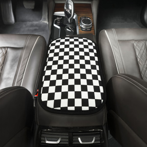 <span class=keywords><strong>Tapis</strong></span> <span class=keywords><strong>de</strong></span> repose-<span class=keywords><strong>bras</strong></span> <span class=keywords><strong>de</strong></span> voiture style racing à motif damier, protection universelle pour console centrale, coussin <span class=keywords><strong>de</strong></span> repose-<span class=keywords><strong>bras</strong></span> auto respirant et antidérapant pour SUV - Product Image 1