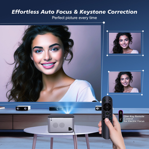<span class=keywords><strong>WiFi</strong></span> ve Internet yerleşik özellikleri ile 2024 yeni HY350 taşınabilir projektör LCD akıllı ev sineması - Product Image 2