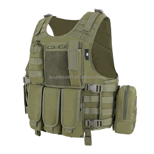 Doublesafe Fabriek Op Maat Gemaakte Plaatdrager Chaleco Tactico Gilet Tactiqueander Persoonlijk Verdedigingsmateriaal Ballistisch Tactisch Vest - Product Image 2