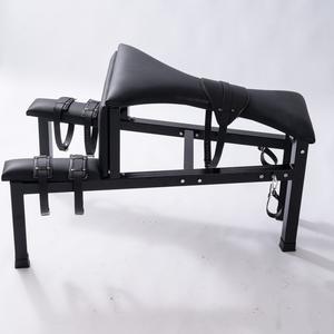 مقعد BDSM ملزم مبطن بضبط من الرقيق وضع ضبط ثابت للنشوة القسرية الردف مقعد عبودية أثاث والعتاد - Product Image 4