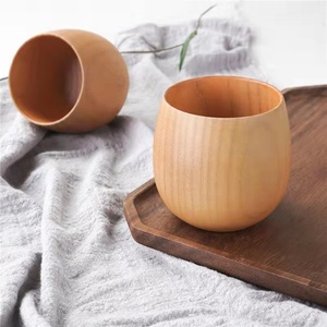 Tasse à boire en bois jube naturel, livraison gratuite, gobelet erba, feuille ample, meilleure vente - Product Image 3