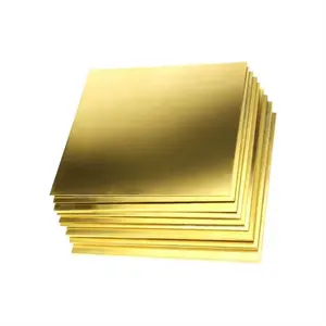 Good Quality Low Price Popular Product Pure Copper Sheet Or Brass Copper Plate Sheet Gold Color For Decoration Quality Guarantee