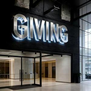 Enseigne publicitaire lumineuse 3D personnalisée pour magasin, en acrylique LED, intérieur/extérieur, étanche IP65, rétroéclairée - Product Image 3