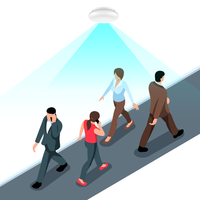 Détecteur de présence humaine et de comptage de personnes sans fil, capteur de détection par ondes millimétriques, détecteur de mouvement par radar à ondes millimétriques