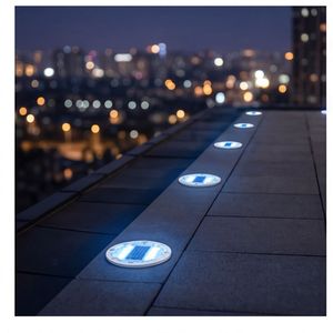 Borne solaire routière écologique en aluminium moulé monocristallin haute luminosité pour rondels - Product Image 2