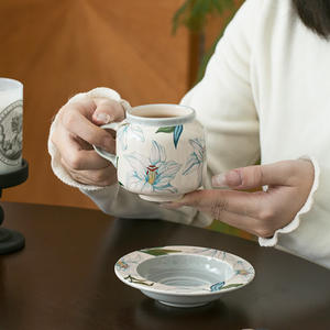 Juego de Tazas de Café Vintage con Diseño Original de Fábrica, Juego de Tazas para Té de la Tarde en Casa - Product Image 4