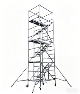 Ponteggio Industriale in Acciaio Layher Standard UE con Scala Interna Pieghevole e Resistente alla Corrosione - Product Image 4