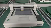 P4030C Dubbelkop Mini Sticker Label Flatbed Contour Cut Plotter Stansmachine