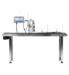 Hochgeschwindigkeits-Tinten strahl druck Produktions datum Karton Flaschen förderband kleine Codier maschine