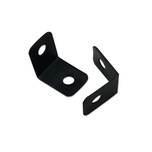 <b>Black</b> L-Shaped Corner Protector For Photo Frame Iron Right Angle <b>Bracket</b> Hardware Accessory Durable 90 Degree Fixing Mount - Product Image 4