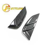 Couvre-aération de garde-boue en fibre de carbone sèche style MP G80 G82 pour BMW M3 M4 2021-ON, kits de carrosserie de remplacement pour grilles latérales en carbone M Performance