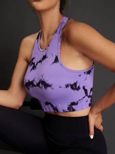 Nuevo Sujetador Deportivo FLW Personalizado, Ligero, Sin Costuras, de Alta Sujeción, Chaleco de Yoga, Mallas de Secado Rápido, Ropa Deportiva para <span class=keywords><strong>Mujer</strong></span> para Entrenamiento y Running - Product Image 4