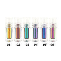 Fabricant de maquillage pour le visage de marque propre, palette de fards à paupières micro-lumineux changeant de couleur, fard à paupières liquide personnalisé haute pigmentation