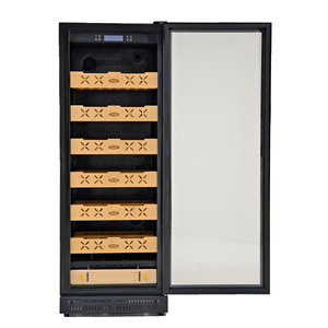 Gabinete de cigarros con compresor Raching comercial elegante de 320L, humidor, gabinete de cigarros con pantalla digital de gama alta - Product Image 3