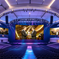 Pantalla LED para Montaje en Pared, Resistente al Agua, Panel LED P1 P2.6, Pantalla LED Digital 3D para Publicidad Interior