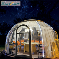 Meilleur choix antirouille UV/pluie/neige tente d'événement extérieur air Camping Star House pour restauration hôtel bulle tente de villégiature