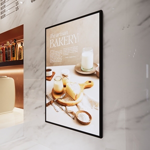 Ultra-mỏng <span class=keywords><strong>LED</strong></span> chiếu sáng hộp Đèn kinh doanh quảng cáo hiển thị khung-Backlit Bảng menu, <span class=keywords><strong>LED</strong></span> frontlit ký thư, dẫn đăng ký - Product Image 1