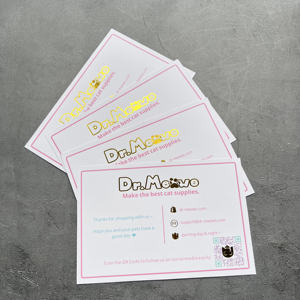 Tarjetas de Agradecimiento Personalizadas al por Mayor, Tarjetas de Visita con Código QR, Tarjetas de Regalo con Estampado en Caliente para Pequeñas Empresas - Product Image 2