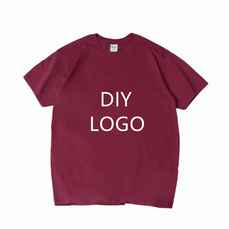G Polyester Männer Kurzarm Hip Hop Mode schlichte OEM Overs ize benutzer definierte Logo DIY Designer Drop Shoulder T-Shirts