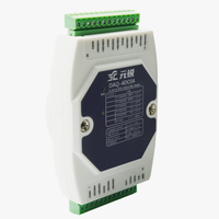 Modul Akuisisi RTD Berkualitas Tinggi YMYS 30V 2A Proteksi Beban Ganda Watchdog Modbus RTU RS485 Industri Tahan Lama