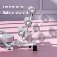 Nouvel équipement d'exercice abdominal multifonctionnel pliable en acier antidérapant unisexe pour la maison, pour les sit-ups et l'aide aux sit-assistances