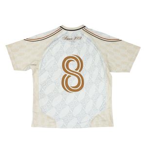 Kaos Sepak Bola Retro Kustom untuk Pria Pakaian Olahraga Seragam Berkualitas Tinggi <span class=keywords><strong>Jersey</strong></span> Sepak Bola V-Neck Pemasok Kaos - Product Image 2