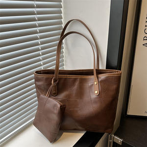 2 Stuks Set Draagtas Voor Dames Met Grote Capaciteit Mooie Persoonlijkheid Draagbare Schoudertas Met Rits - Product Image 5