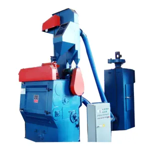 USA type Q326EA tumble belt type shot blasting machine cleans metal surface