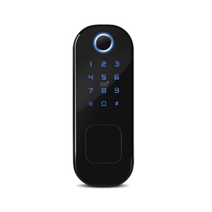 Lecteur de carte à puce simple Tuya, serrures de porte intelligentes numériques étanches Wifi avec empreinte digitale - Product Image 2