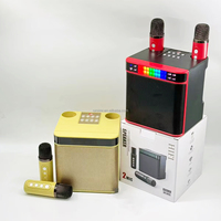 Enceintes de karaoké portables avec micro et Bluetooth, volume élevé, longue autonomie, enceinte LED RGB USB Aux, enceinte sans fil pour fête 835
