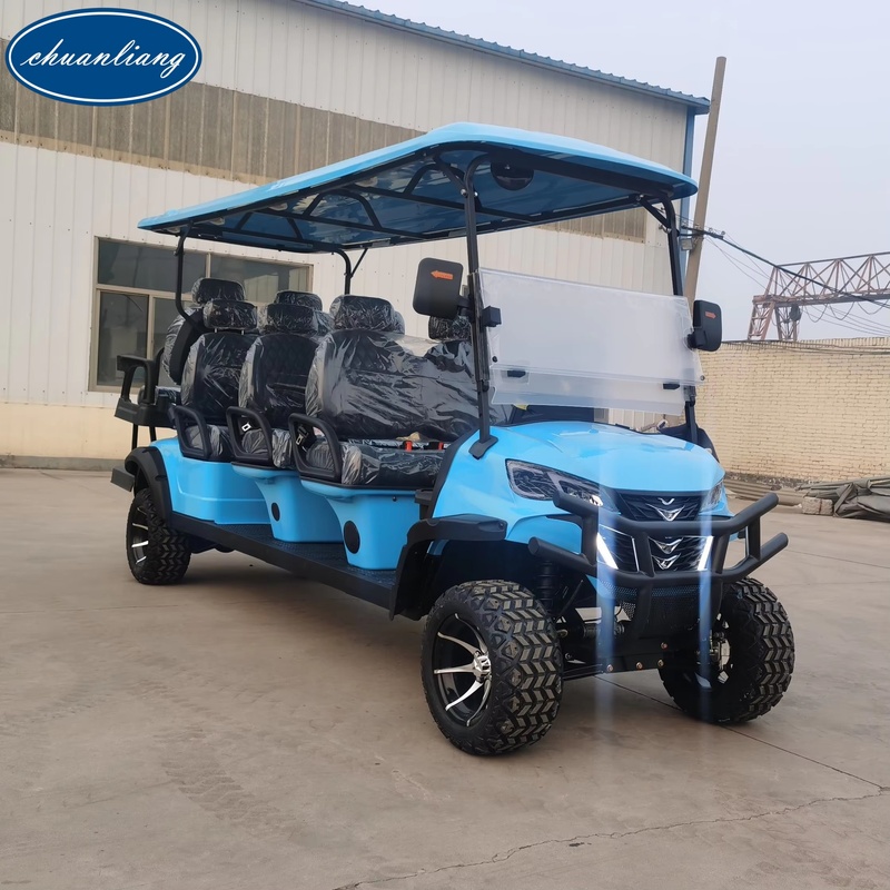 Multifunctional Blue 8 Seater 4x4 Drive