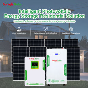 <span class=keywords><strong>Kit</strong></span> complet de système <span class=keywords><strong>solaire</strong></span> hybride domestique 1KW 3KW 6KW 12KW 16KW 25KW avec système de stockage d'énergie MPPT, <span class=keywords><strong>batterie</strong></span> au <span class=keywords><strong>lithium</strong></span> LiFePO4 et onduleur à onde sinusoïdale pure - Product Image 2