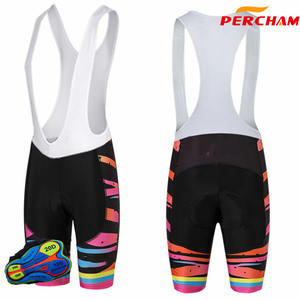 Combinaison de cyclisme de haute qualité <span class=keywords><strong>cuissard</strong></span> à bretelles blanches absorbant l'humidité transpiration shorts colorés pour hommes et femmes - Product Image 2