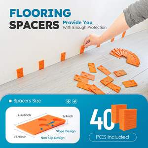 طقم أدوات تركيب الأرضيات الخشبية المصفحة DIY مكون من 12 قطعة، مصنوع من الفولاذ والبلاستيك، ضمان لمدة 3 سنوات، موديل SDS 1 - Product Image 4