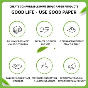 Mouchoirs en papier 2 plis sans fluorescent, en pâte de bois vierge, doux, en boîte, pour la maison et l'hôtel, vente en gros d'usine, OEM personnalisé, approvisionnement en vrac - Product Image 2