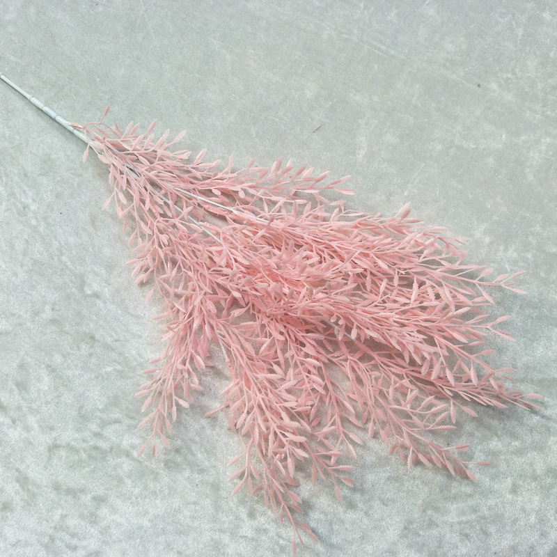 Erba di grano di riso n. 2 rosa chiaro