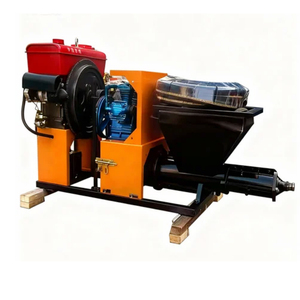 Mortier 12HP mélangeant la machine de pulvérisation de <span class=keywords><strong>ciment</strong></span> de rendu de plâtrage de mur de criblage de pompage - Product Image 3