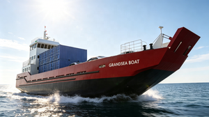 Bateaux-barges en acier Grandsea <span class=keywords><strong>de</strong></span> 36 m, navires <span class=keywords><strong>de</strong></span> chargement, navires <span class=keywords><strong>de</strong></span> <span class=keywords><strong>transport</strong></span> <span class=keywords><strong>de</strong></span> voitures RoRo - Product Image 4