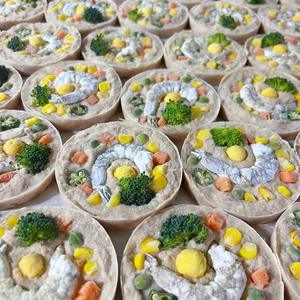 हस्तनिर्मित अनुकूलित फ्रीज-सूखे पालतू जानवरों का इलाज करता है गोमांस कुत्ते बिल्ली स्नैक्स पिज्जा फल समुद्री बकरी दूध का वजन गाल मांस - Product Image 3