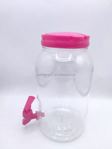 <span class=keywords><strong>Carafe</strong></span> en plastique de grande capacité Pichet PET Party Cold Juice Beer Conteneur en plastique transparent Distributeur de boissons Ensemble avec <span class=keywords><strong>robinet</strong></span> - Product Image 3